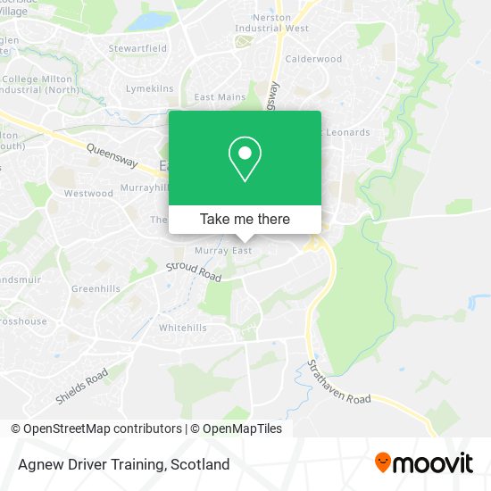 Agnew Driver Training map