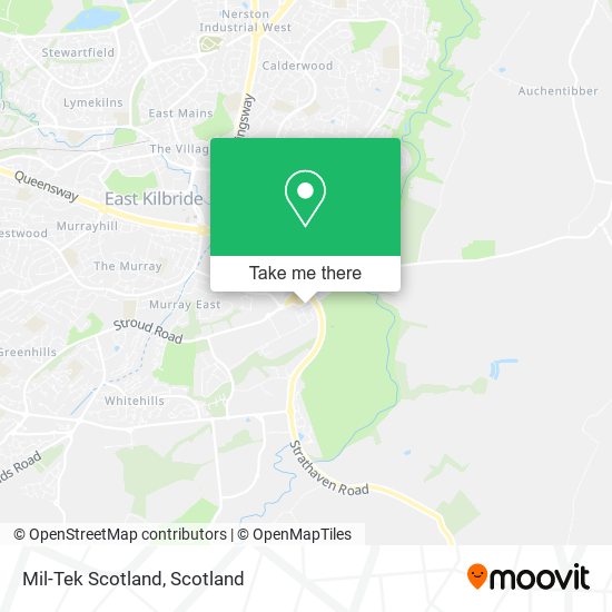 Mil-Tek Scotland map