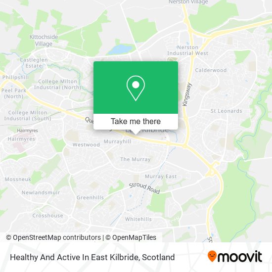 Healthy And Active In East Kilbride map
