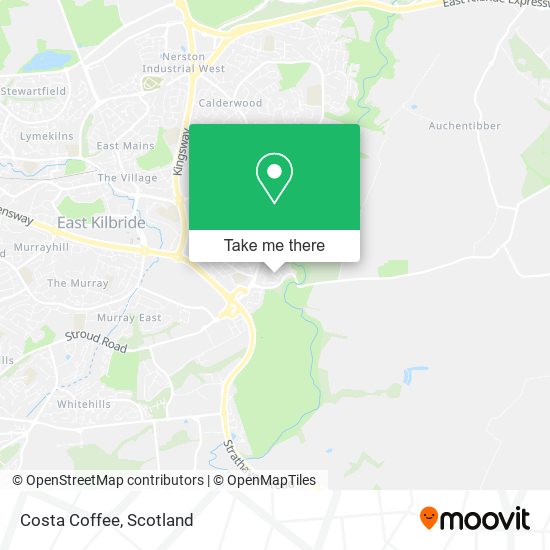 Costa Coffee map