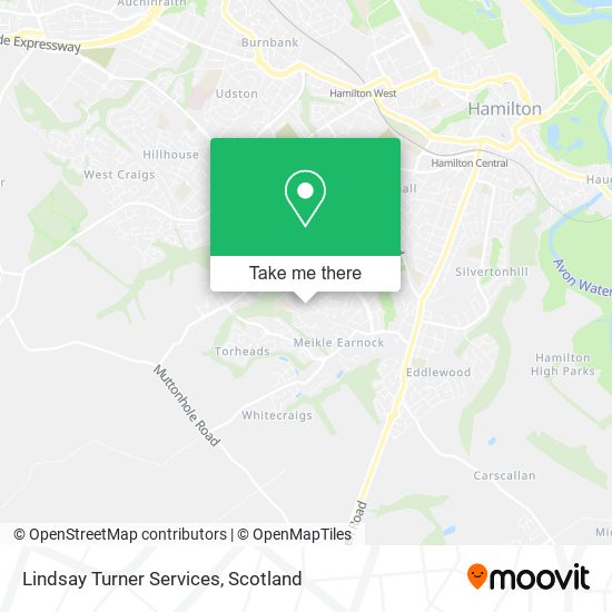 Lindsay Turner Services map