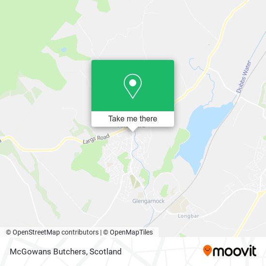 McGowans Butchers map