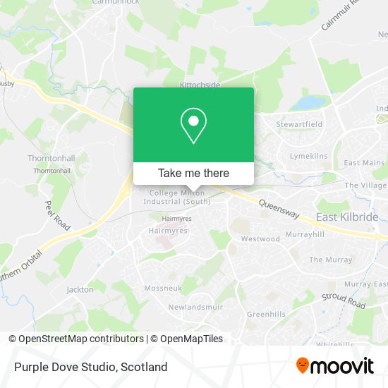 Purple Dove Studio map