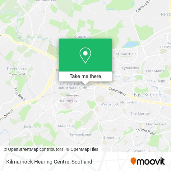 Kilmarnock Hearing Centre map