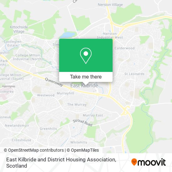 East Kilbride and District Housing Association map