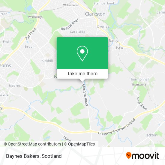 Baynes Bakers map