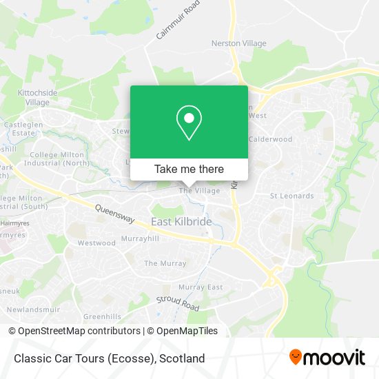 Classic Car Tours (Ecosse) map