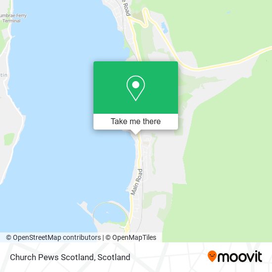 Church Pews Scotland map