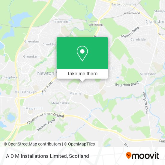 A D M Installations Limited map