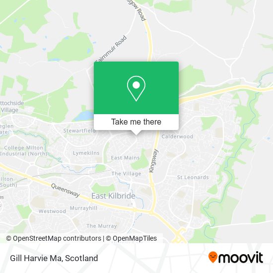 Gill Harvie Ma map