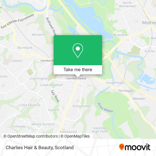 Charlies Hair & Beauty map