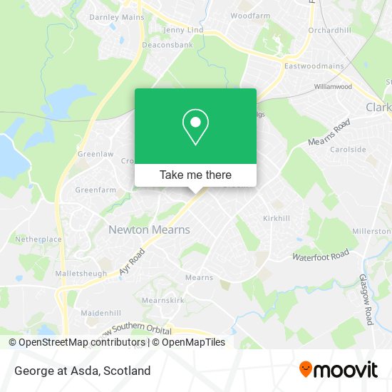George at Asda map