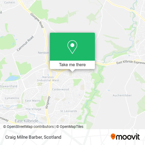 Craig Milne Barber map