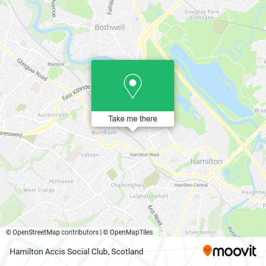 Hamilton Accis Social Club map