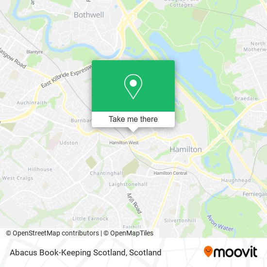 Abacus Book-Keeping Scotland map