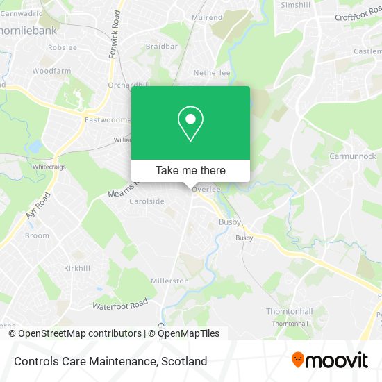 Controls Care Maintenance map