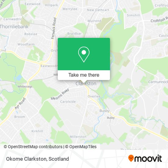 Okome Clarkston map