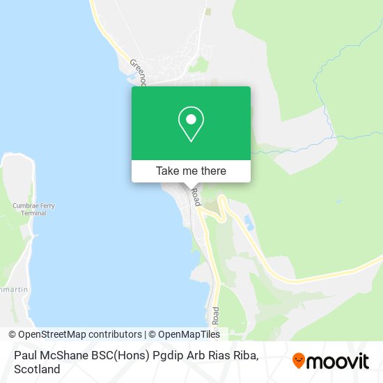 Paul McShane BSC(Hons) Pgdip Arb Rias Riba map