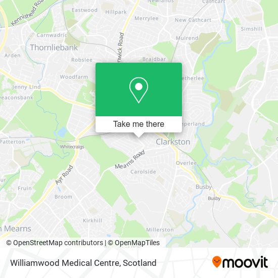 Williamwood Medical Centre map