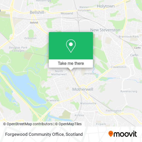 Forgewood Community Office map