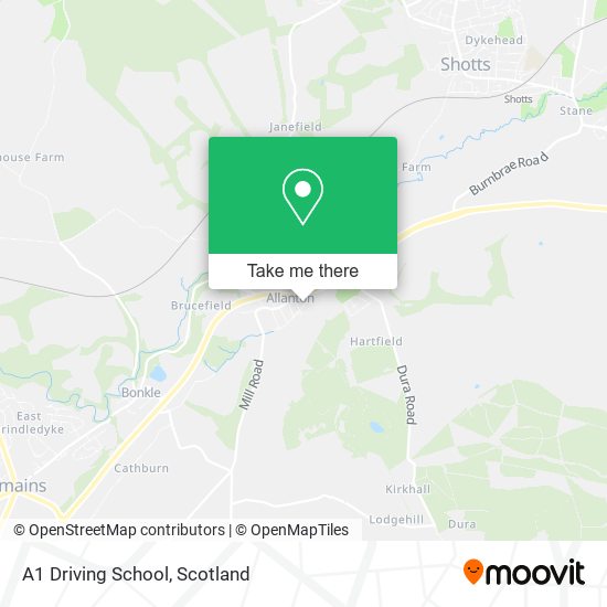 A1 Driving School map