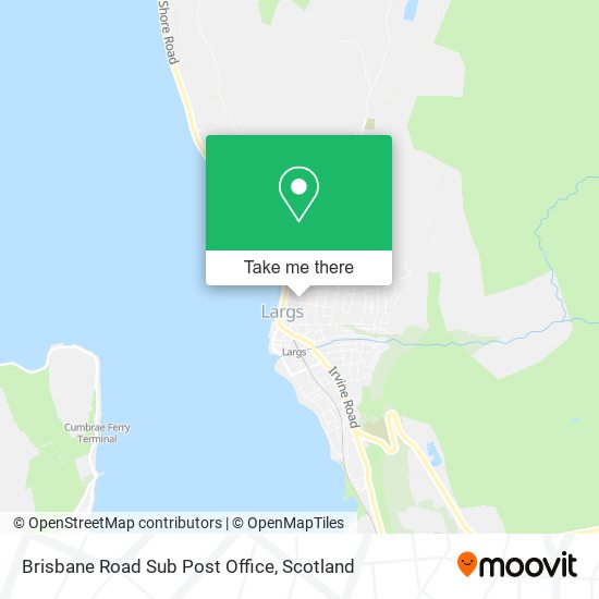 Brisbane Road Sub Post Office map