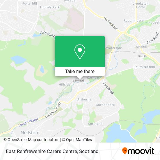 East Renfrewshire Carers Centre map