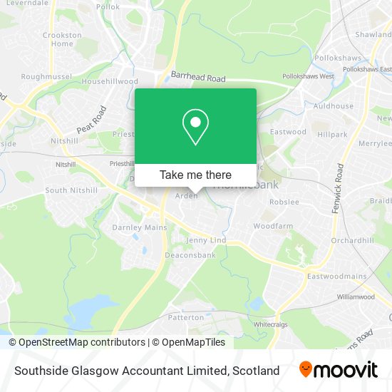 Southside Glasgow Accountant Limited map