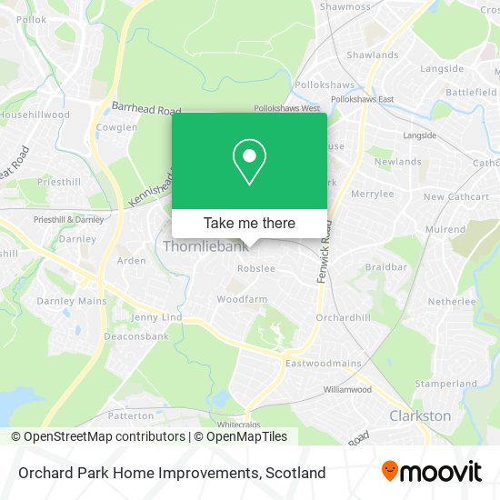 Orchard Park Home Improvements map