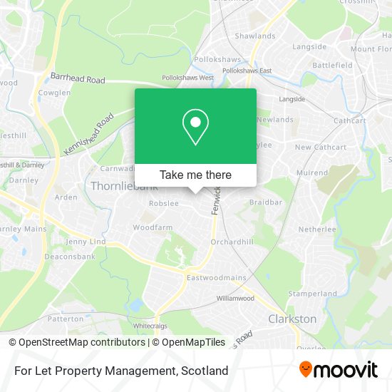 For Let Property Management map