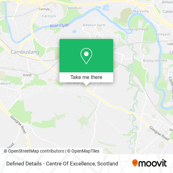 Defined Details - Centre Of Excellence map