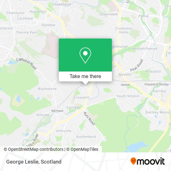 George Leslie map