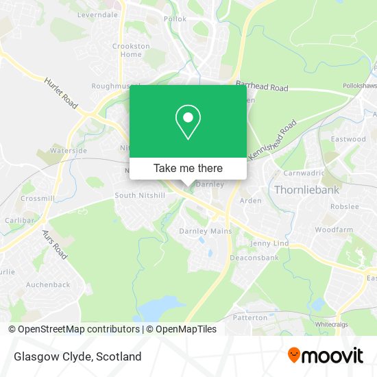 Glasgow Clyde map