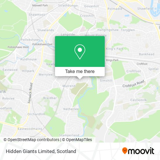 Hidden Giants Limited map