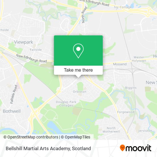 Bellshill Martial Arts Academy map