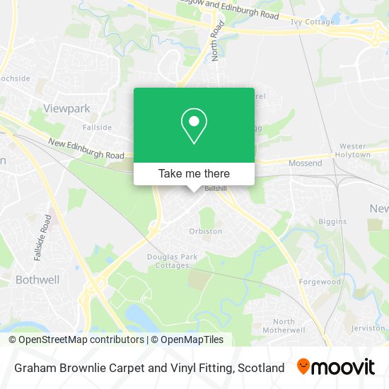 Graham Brownlie Carpet and Vinyl Fitting map