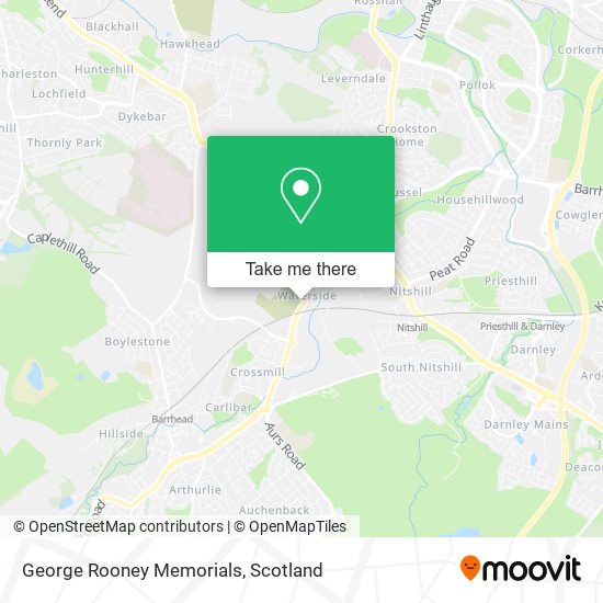George Rooney Memorials map