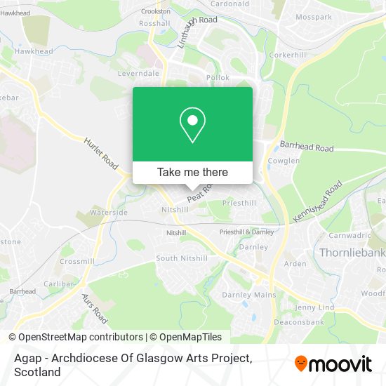 Agap - Archdiocese Of Glasgow Arts Project map