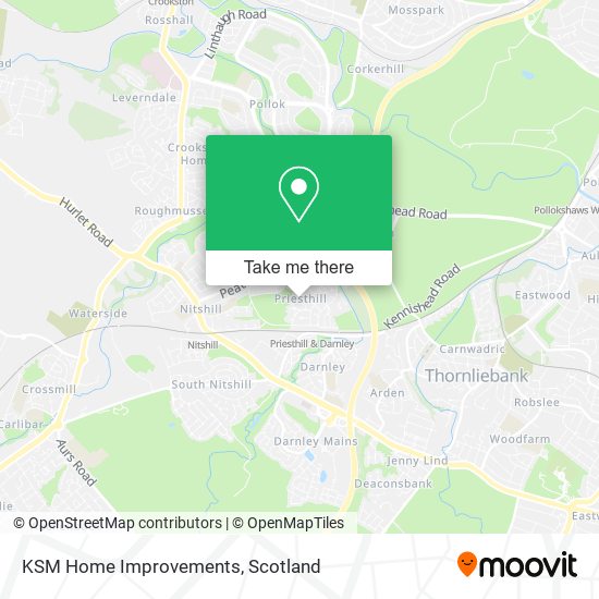 KSM Home Improvements map