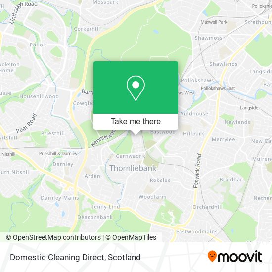 Domestic Cleaning Direct map