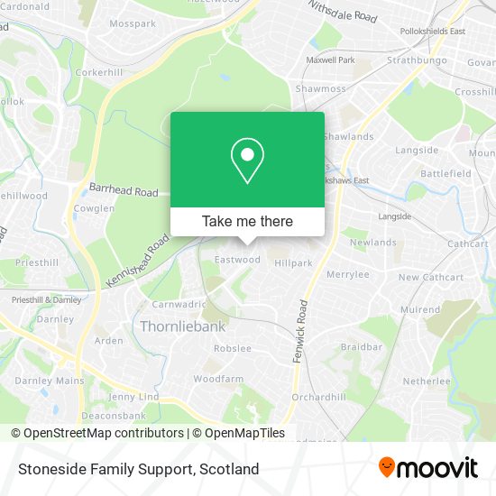 Stoneside Family Support map