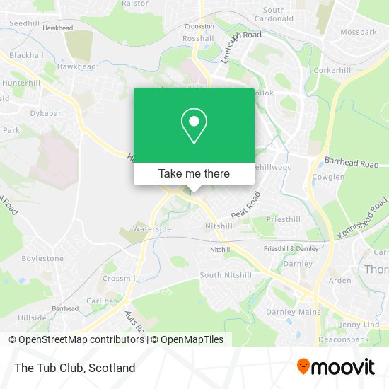 The Tub Club map