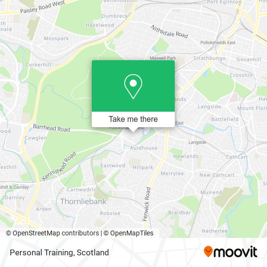 Personal Training map