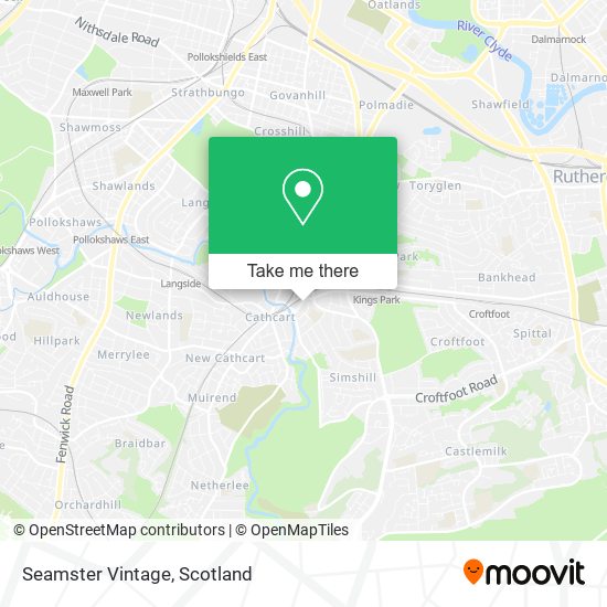 Seamster Vintage map