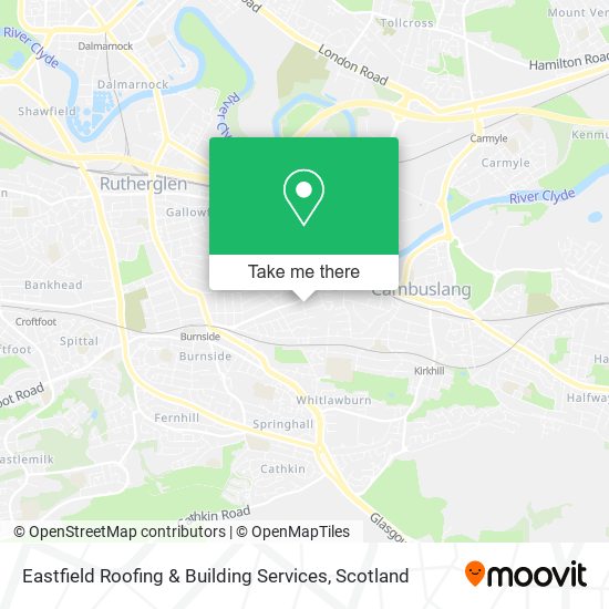 Eastfield Roofing & Building Services map