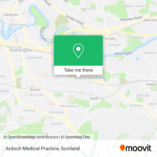 Ardoch Medical Practice map