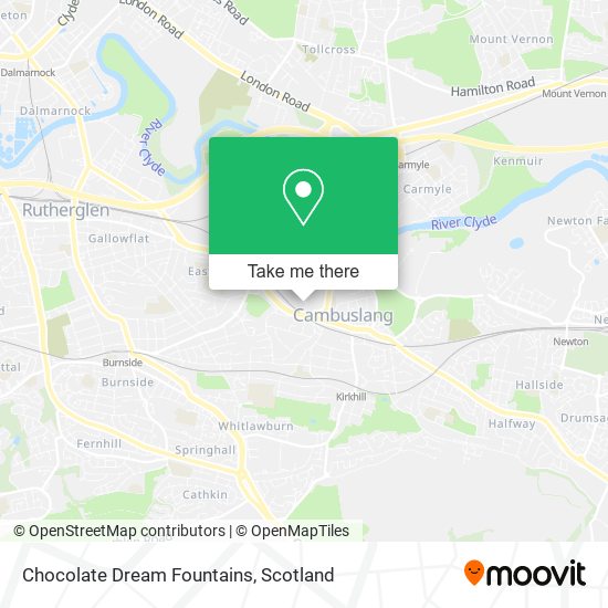 Chocolate Dream Fountains map