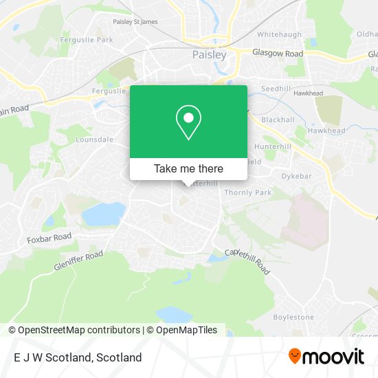 E J W Scotland map