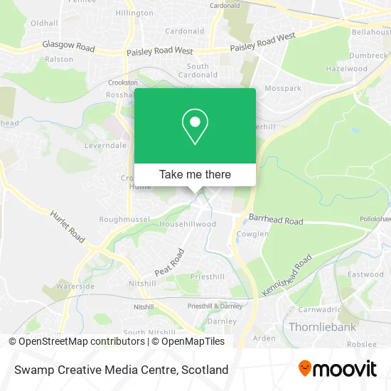 Swamp Creative Media Centre map