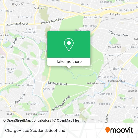 ChargePlace Scotland map